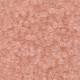 Miyuki seed beads 11/0 - Matted transparent pale pink 11-155F